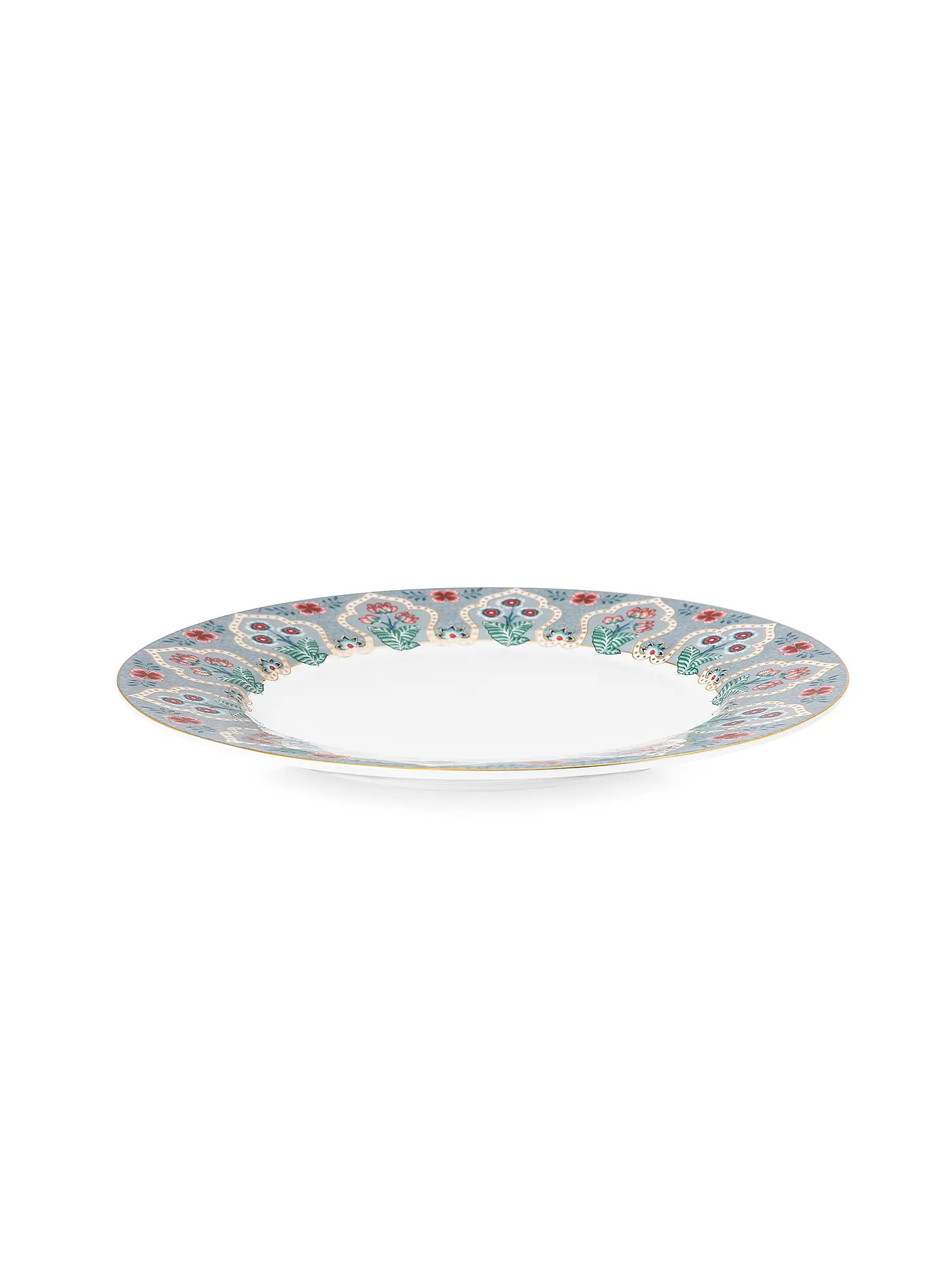 PIP STUDIO | Frühstücksteller 21cm FLOWER FESTIVAL Light Blue | 